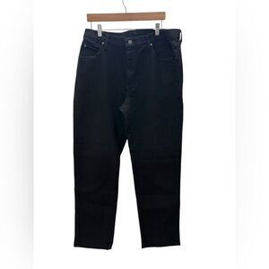 Vintage 90s Black Denim Riders Straight Leg High Waist jeans Size 16